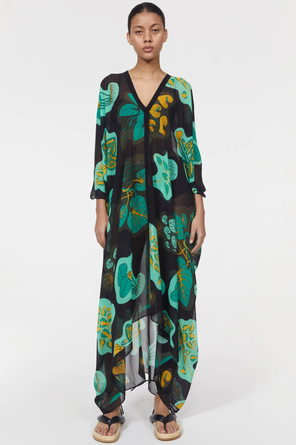 Rodebjer New Arrivals^Agave Leaf Caftan