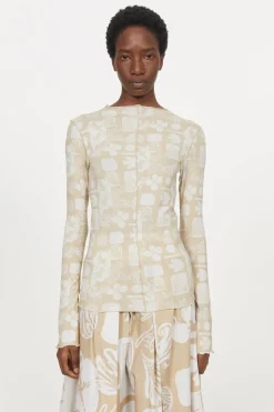 Rodebjer Tops^Columbina Sketchbook Jersey Top