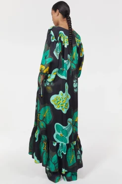 Rodebjer New Arrivals^Dakota Leaf Hammered Dress