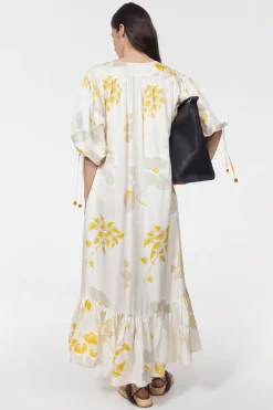 Rodebjer New Arrivals^Dakota Leaf Hammered Dress