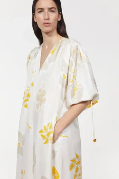 Rodebjer The Heartleaf Capsule^Dakota Leaf Hammered Dress