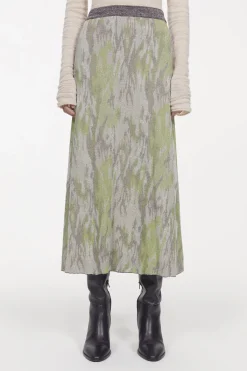 Rodebjer Knitwear^Flora Jaquard Knitted Skirt