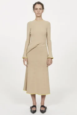 Rodebjer Skirts^Fly Rib Knitted Skirt