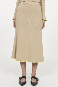 Rodebjer Skirts^Fly Rib Knitted Skirt